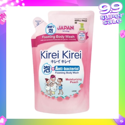 KIREI KIREI Anti-Bacterial Foaming Body Wash Moisturizing Peach Refill Pack 600ml
