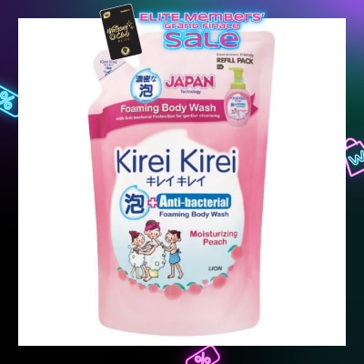 KIREI KIREI Anti-Bacterial Foaming Body Wash Moisturizing Peach Refill Pack 600ml