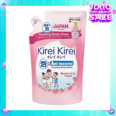 KIREI KIREI Anti-Bacterial Foaming Body Wash Moisturizing Peach Refill Pack 600ml