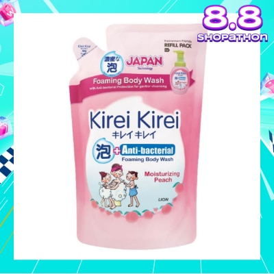 KIREI KIREI Anti-Bacterial Foaming Body Wash Moisturizing Peach Refill Pack 600ml