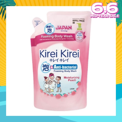 KIREI KIREI Anti-Bacterial Foaming Body Wash Moisturizing Peach Refill Pack 600ml