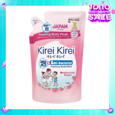 KIREI KIREI Anti-Bacterial Foaming Body Wash Moisturizing Peach Refill Pack 600ml