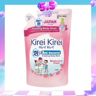 KIREI KIREI - Anti-Bacterial Foaming Body Wash Moisturizing Peach Refill Pack 600ml