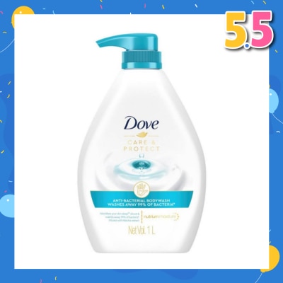 DOVE Dove Care & Protect Anti-Bacterial Body Wash 1L (Eliminates 99% Bacteria) 