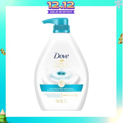 DOVE Dove Care & Protect Anti-Bacterial Body Wash 1L (Eliminates 99% Bacteria)