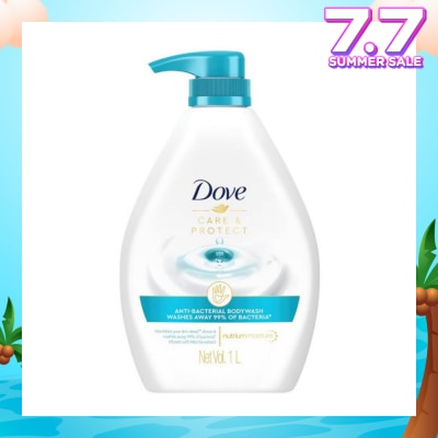DOVE Dove Care & Protect Anti-Bacterial Body Wash 1L (Eliminates 99% Bacteria) 