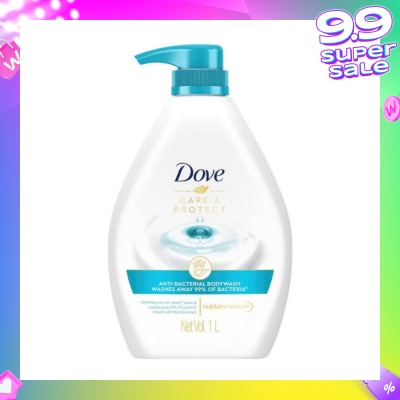 DOVE Dove Care & Protect Anti-Bacterial Body Wash 1L (Eliminates 99% Bacteria) 