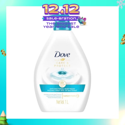 DOVE Dove Care & Protect Anti-Bacterial Body Wash 1L (Eliminates 99% Bacteria)