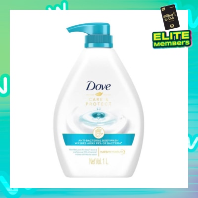 DOVE Dove Care & Protect Anti-Bacterial Body Wash 1L (Eliminates 99% Bacteria) 