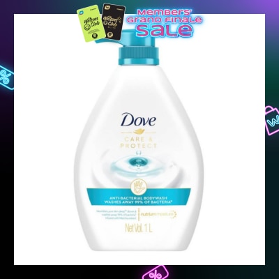 DOVE Dove Care & Protect Anti-Bacterial Body Wash 1L (Eliminates 99% Bacteria) 