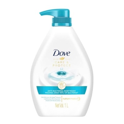 DOVE Dove Care & Protect Anti-Bacterial Body Wash 1L (Eliminates 99% Bacteria) 