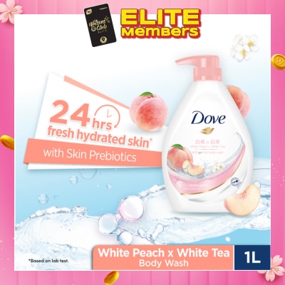 DOVE Go Fresh White Peach x White Tea Body Wash 1L