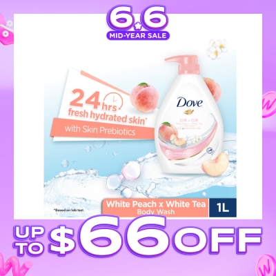 DOVE - Go Fresh White Peach x White Tea Body Wash 1L