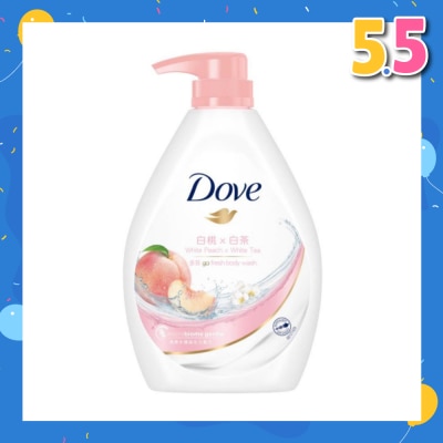 DOVE Dove Go Fresh White Peach x White Tea Body Wash 1L