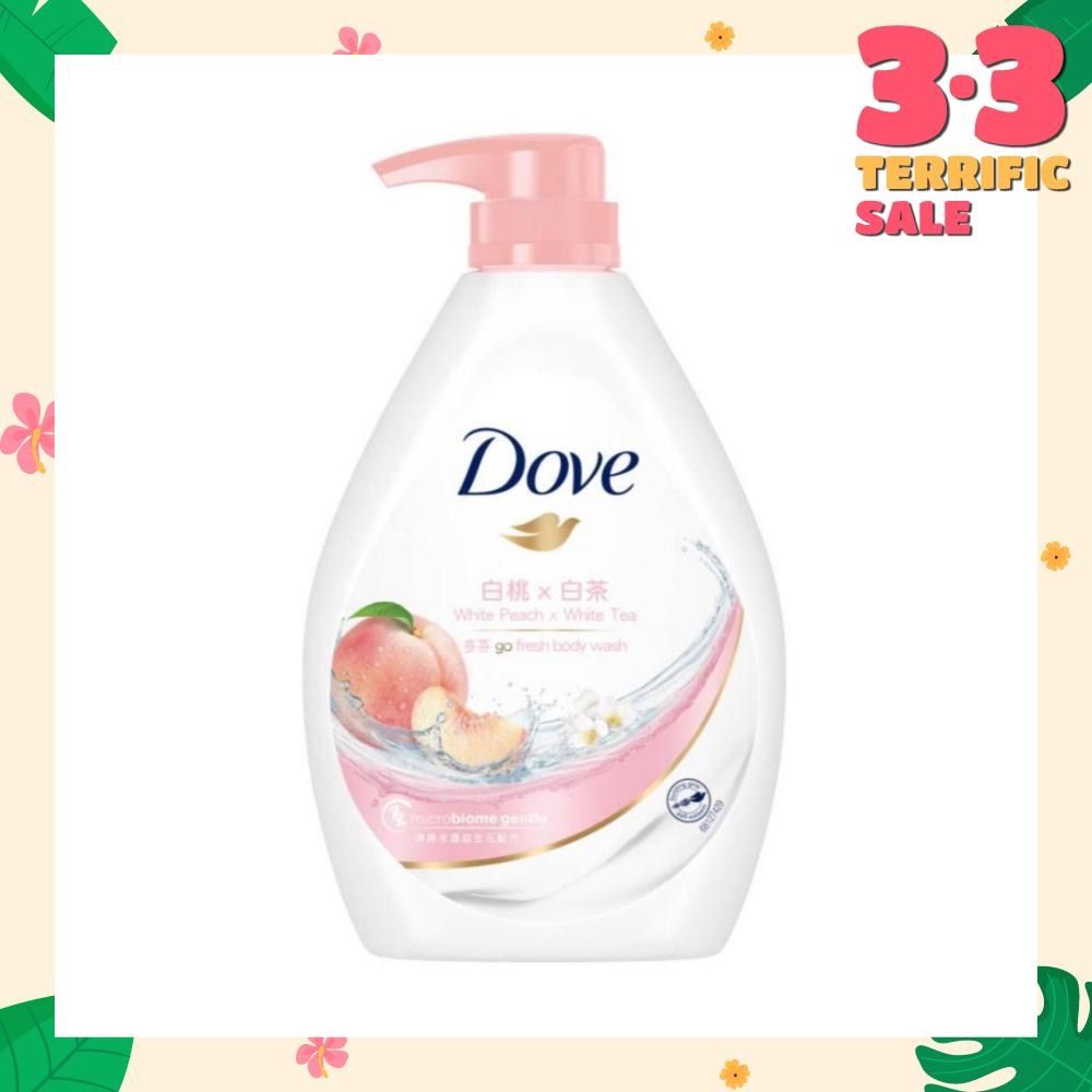 Dove Go Fresh White Peach x White Tea Body Wash 1L