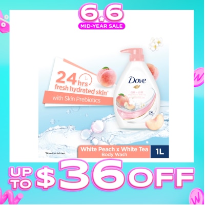DOVE - Go Fresh White Peach x White Tea Body Wash 1L