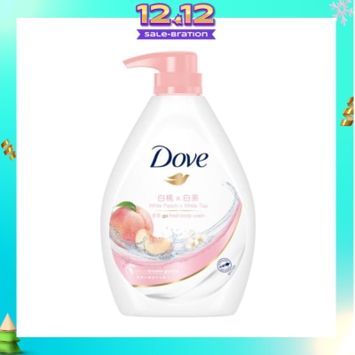 DOVE Go Fresh White Peach x White Tea Body Wash 1L