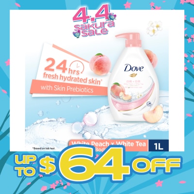 DOVE - Go Fresh White Peach x White Tea Body Wash 1L