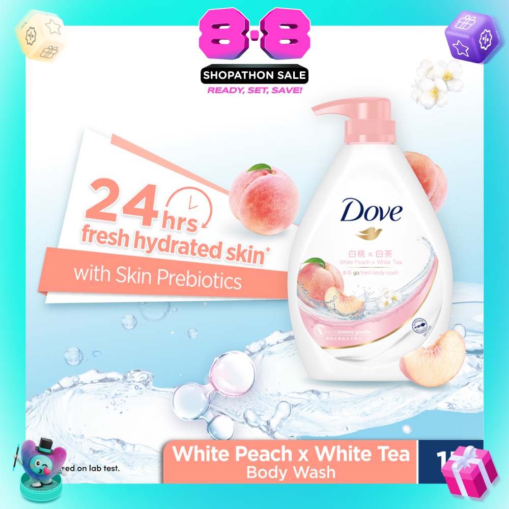 Go Fresh White Peach x White Tea Body Wash 1L