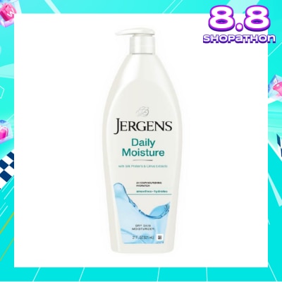 JERGENS Daily Moisture Moisturizer (Soothes & Refreshes Dry Skin) 621ml