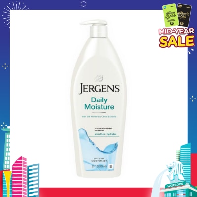 JERGENS Daily Moisture Moisturizer (Soothes & Refreshes Dry Skin) 621ml