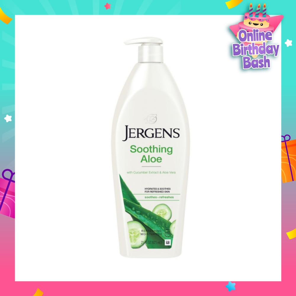 Soothing Aloe Refreshing Moisturiser Hydrates & Soothes Skin (Soothes & Refreshes Dry Skin) 621ml