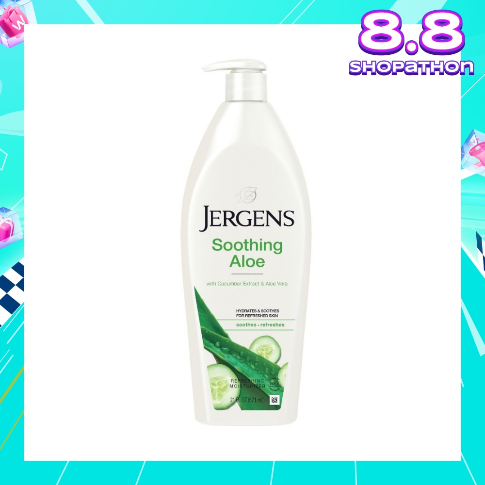 Soothing Aloe Refreshing Moisturiser Hydrates & Soothes Skin (Soothes & Refreshes Dry Skin) 621ml