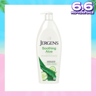 JERGENS Soothing Aloe Refreshing Moisturiser Hydrates & Soothes Skin (Soothes & Refreshes Dry Skin) 621ml