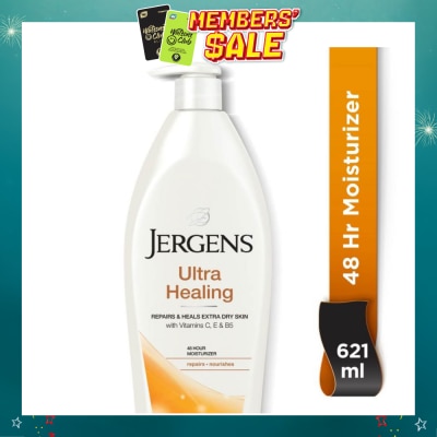 JERGENS - Ultra Healing 48Hr Moisturiser (Repairs & Heals Extra Dry Skin) 621ml