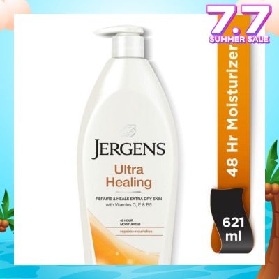 JERGENS Ultra Healing 48Hr Moisturiser (Repairs & Heals Extra Dry Skin) 621ml