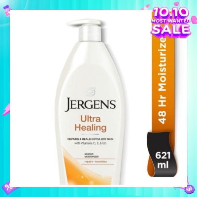 JERGENS Ultra Healing 48Hr Moisturiser (Repairs & Heals Extra Dry Skin) 621ml