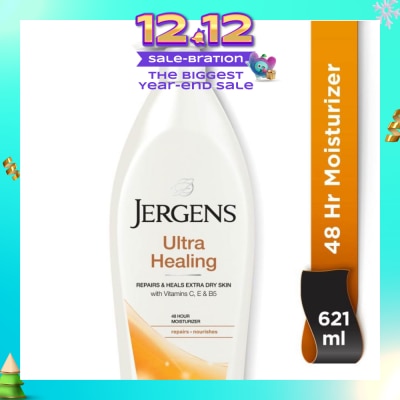 JERGENS Ultra Healing 48Hr Moisturiser (Repairs & Heals Extra Dry Skin) 621ml