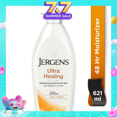 JERGENS - Ultra Healing 48Hr Moisturiser (Repairs & Heals Extra Dry Skin) 621ml