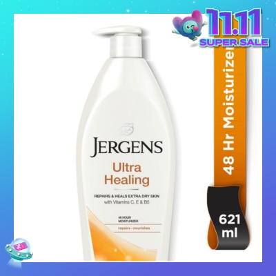 JERGENS Ultra Healing 48Hr Moisturiser (Repairs & Heals Extra Dry Skin) 621ml