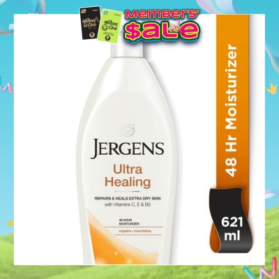 JERGENS - Ultra Healing 48Hr Moisturiser (Repairs & Heals Extra Dry Skin) 621ml