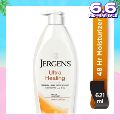 JERGENS Ultra Healing 48Hr Moisturiser (Repairs & Heals Extra Dry Skin) 621ml