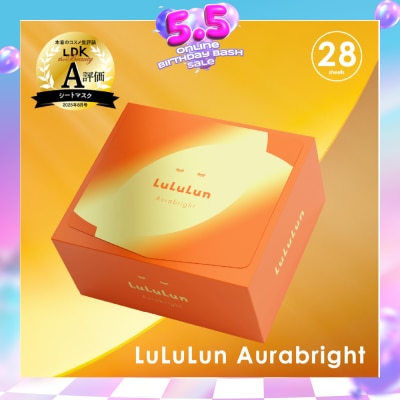 LULULUN - Aurabright W Facial Sheet Mask 28s
