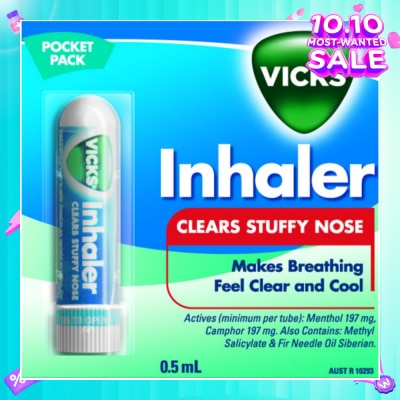 VICKS Shield Inhaler 0.5 mL (Expiry: Jul`2026)