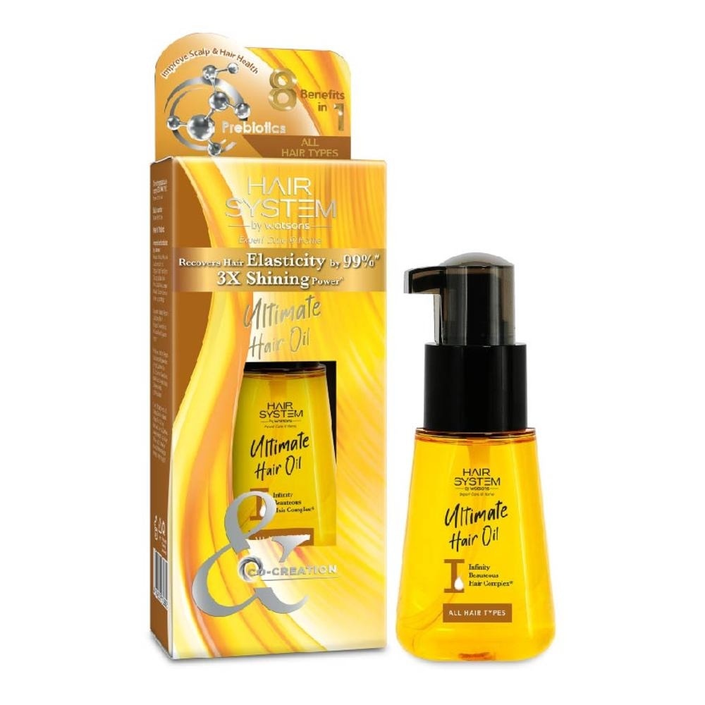 Ultimate Hair Oil 3X Shining Power (Recovers Hair Elastcity by 99%) Suitable for All Hair Types 70ml