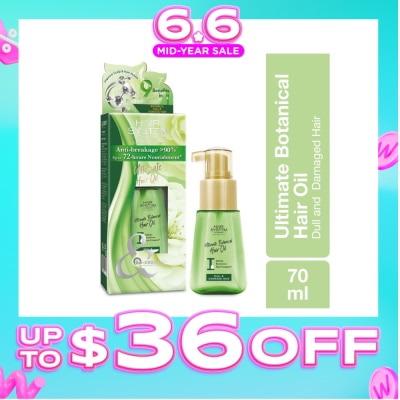 HAIR SYSTEM BY WATSONS - Ultimate Botanical Hair Oil Up to 72 Hours Nourishment (Anti-breakage >90%) 70ml