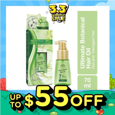 HAIR SYSTEM BY WATSONS Ultimate Botanical Hair Oil Up to 72 Hours Nourishment (Anti-breakage >90%) 70ml