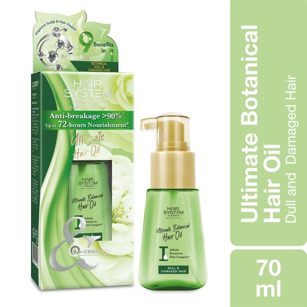 Ultimate Botanical Hair Oil Up to 72 Hours Nourishment (Anti-breakage >90%) 70ml