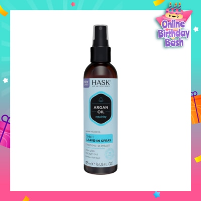 HASK Argan Oil Repairing 5-In-1 Leave-In Spray 176ml