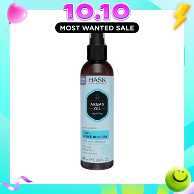 HASK Argan Oil Repairing 5 In 1 Leave In Spray 176ml image