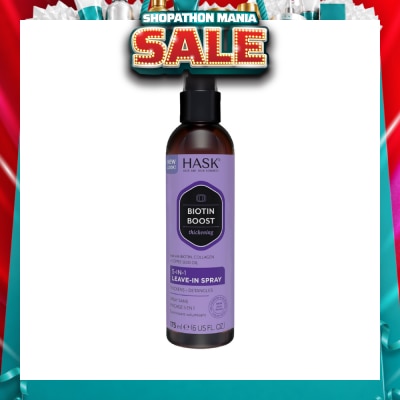 HASK - Biotin Boost Thickening 5-In-1 Leave-In Spray (For Thickens + Detangles) 175ml
