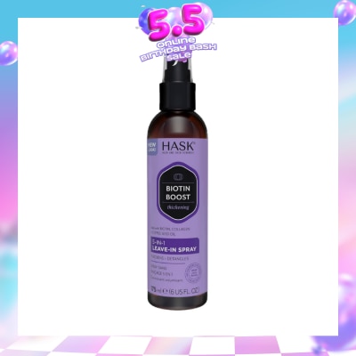 HASK - Biotin Boost Thickening 5-In-1 Leave-In Spray (For Thickens + Detangles) 175ml