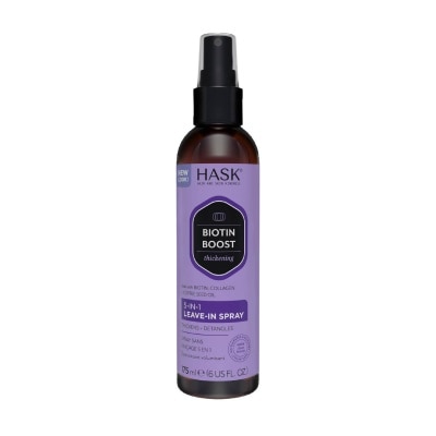 HASK Biotin Boost Thickening 5-In-1 Leave-In Spray (For Thickens + Detangles) 175ml