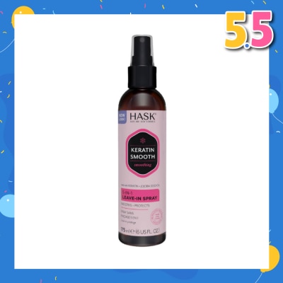 HASK Keratin Smooth 5-In-1 Leave-In Spray 176ml