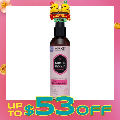 HASK Keratin Smooth 5-In-1 Leave-In Spray 176ml