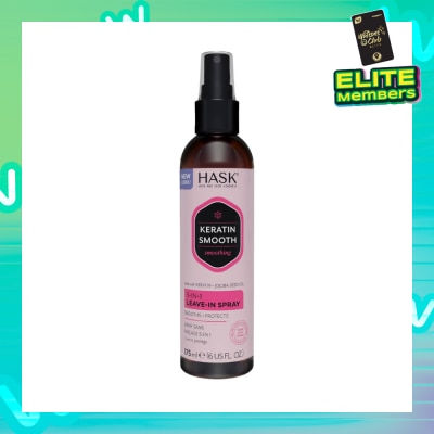 HASK Keratin Smooth 5-In-1 Leave-In Spray 176ml